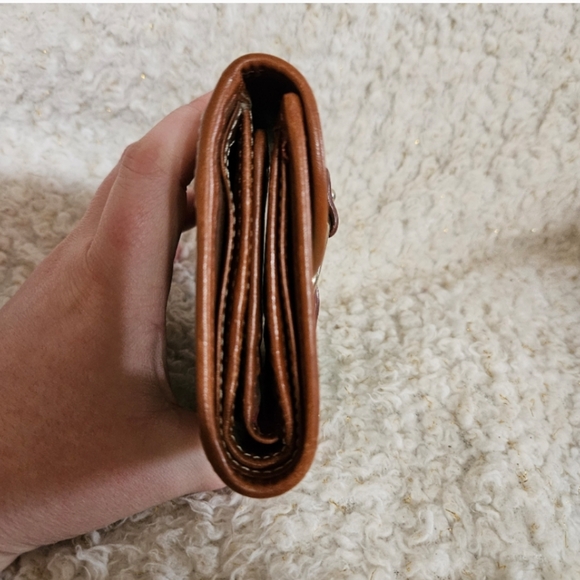 Dooney & Bourke Vintage Monogram Double Snap Wallet with Coin Zip. Rare - Picture 8 of 15